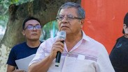 El alcalde se limitó a dar información sobre el caso de las fosas clandestinas de animales halladas en Altepexi / Facebook: Ayuntamiento de Altepexi