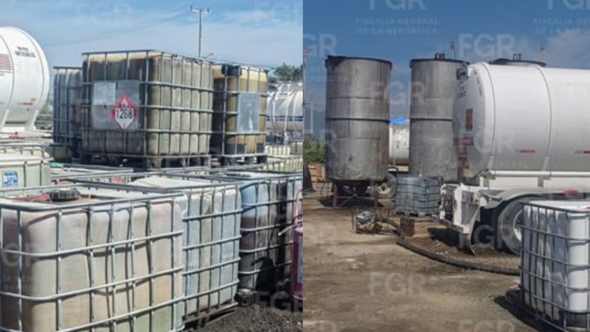 Aseguran 467 mil litros de hidrocarburo y 33 tractocamiones en Salinas Victoria