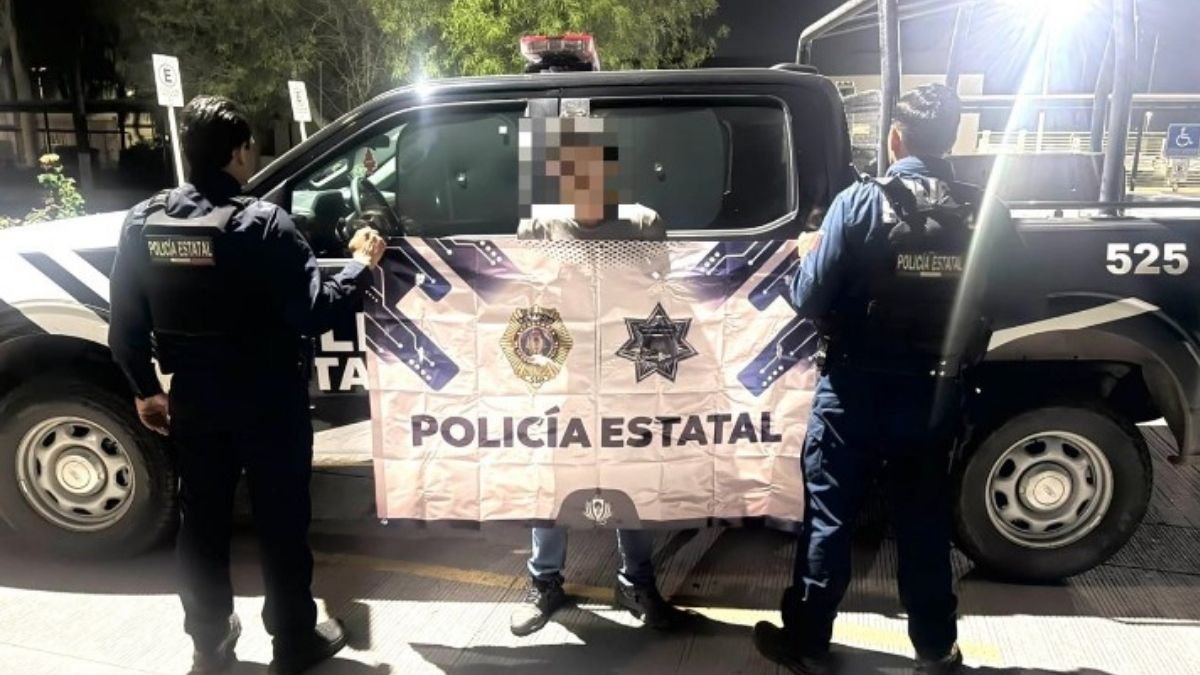 El detenido fue puesto bajo custodia y trasladado para quedar a disposición del Agente Investigador del Ministerio Público.