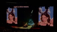 El show contó con orquesta en vivo