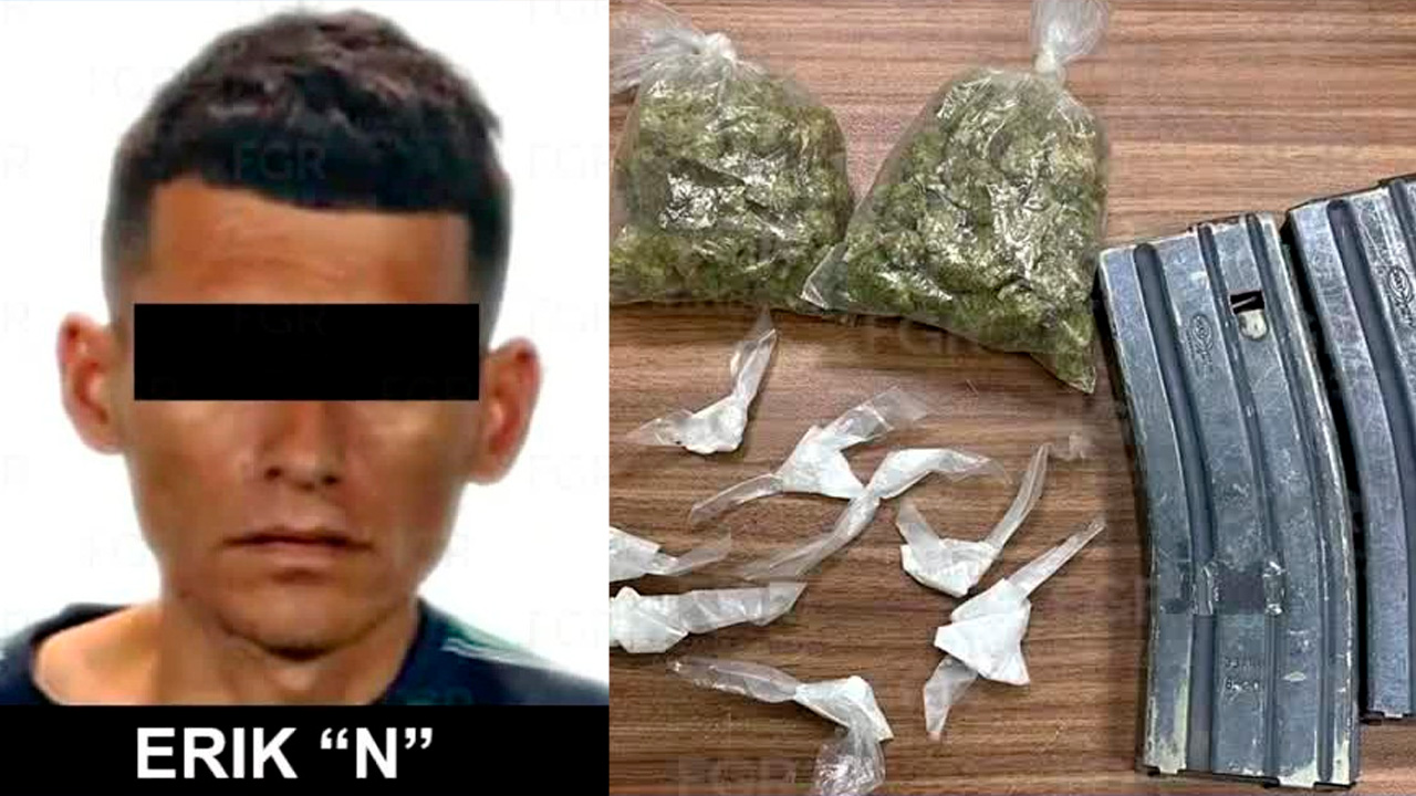 Monterrey: Sentencian a más de siete años a hombre por drogas y portación de arma
