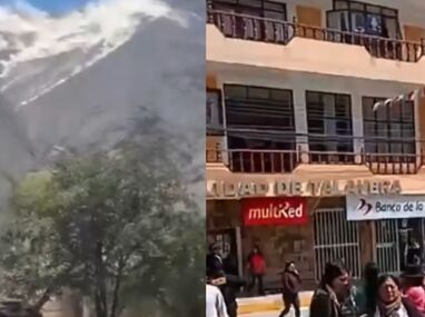 El sismo se sintió en varias regiones del sur de Perú, incluido Ica y Arequipa.