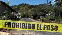 Zona acordonada por las fuerzas de seguridad en Xonotipan de Juárez tras el tiroteo / FB Xanotipan de Juárez