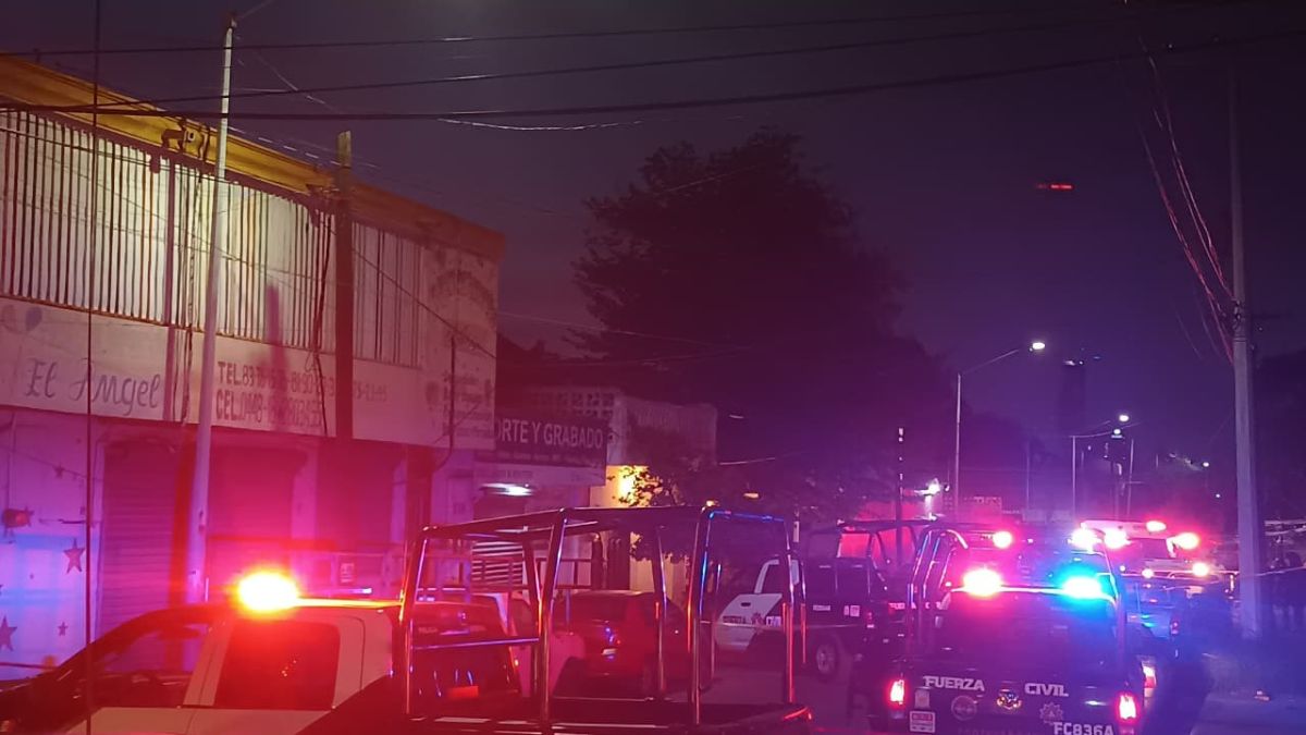 El ataque se registró sobre la calle Chihuahua, en su cruce con la calle 2 de Abril.