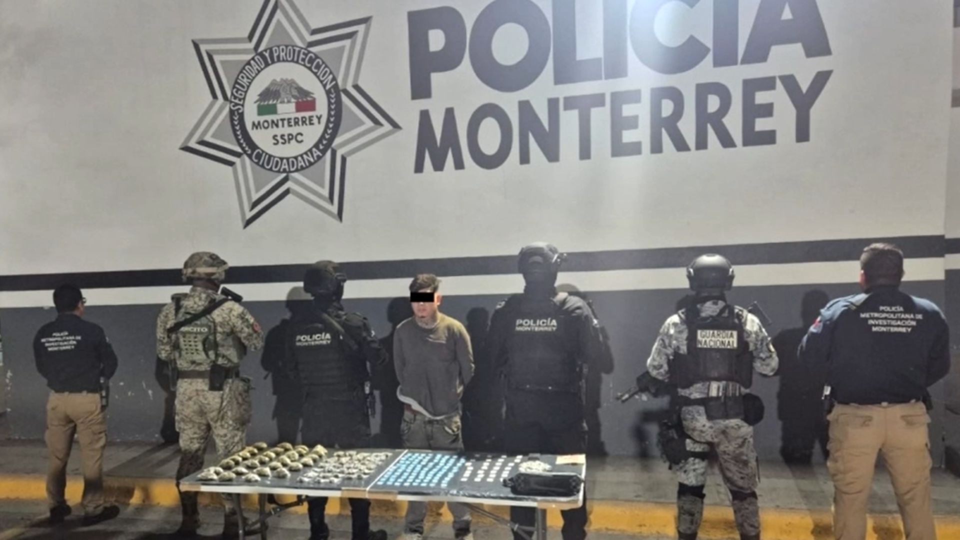 Cae presunto generador de violencia con 196 dosis de droga en el centro de  Monterrey
