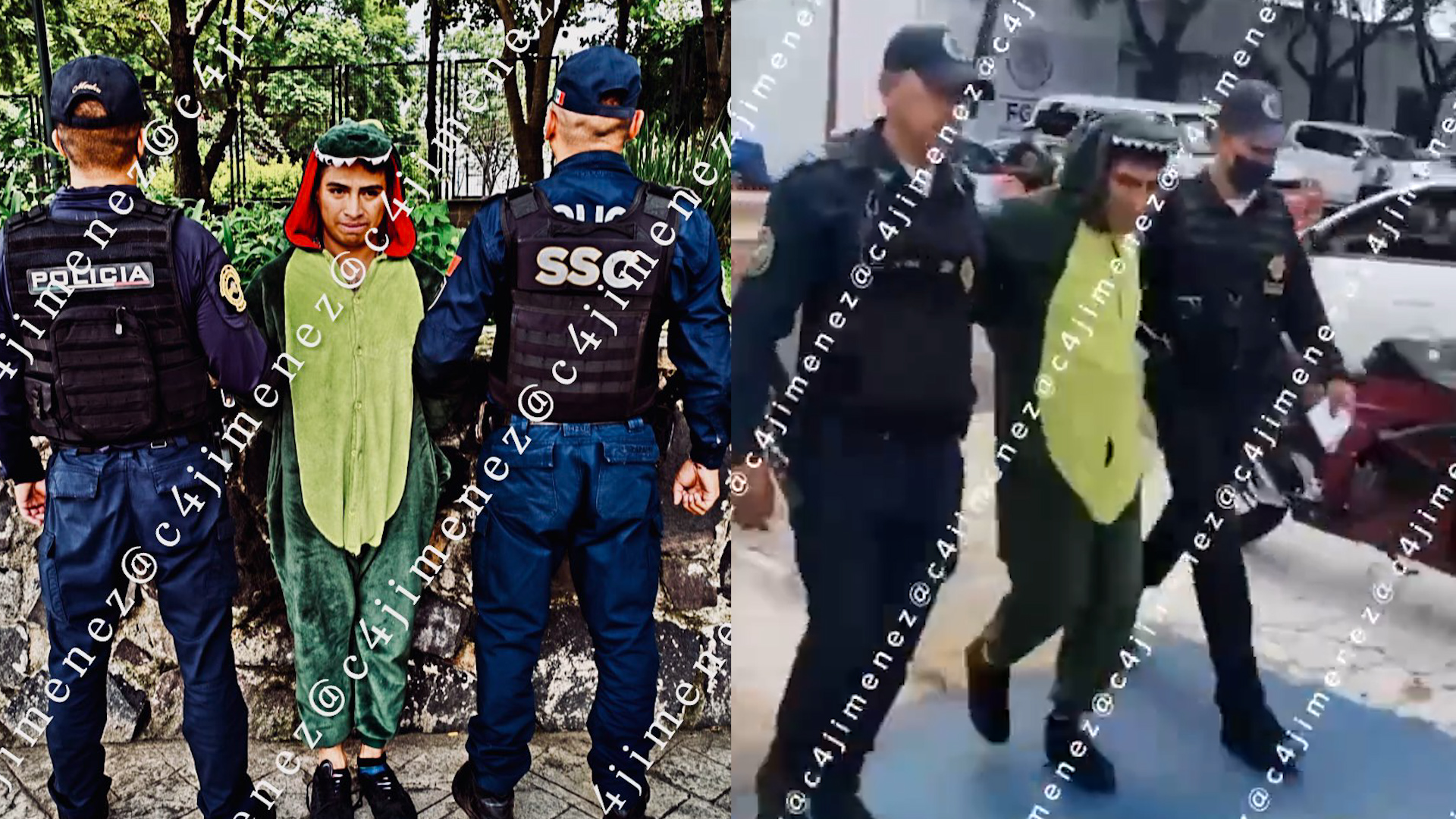 Detienen a rata que asaltaba con su mameluco de dinosaurio. C4 en Alerta, 21 de agosto 2026