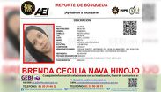 Difunden ficha de búsqueda de Brenda Cecilia Nava tras desaparición en Monterrey