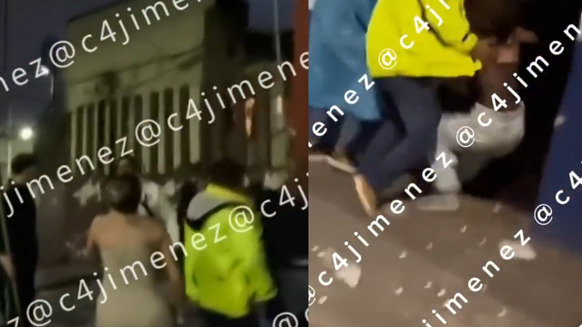 Familiares de dos presuntos narcomenudistas de La Unión se enfrentan a policías en CdMx.
