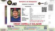 Omar Carrillo camillero del IMSS desaparecido en NL