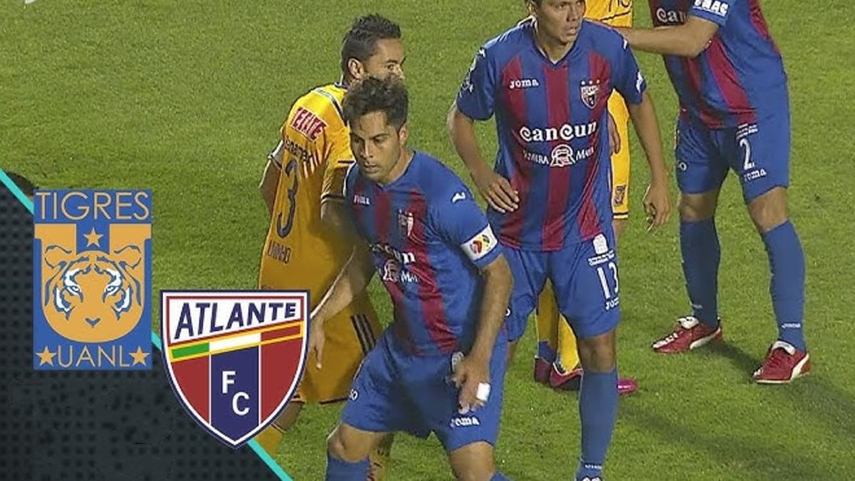 Quintana Roo fue la última sede donde jugaron Atlante y Tigres previo al descenso de los azulgranas / Captura