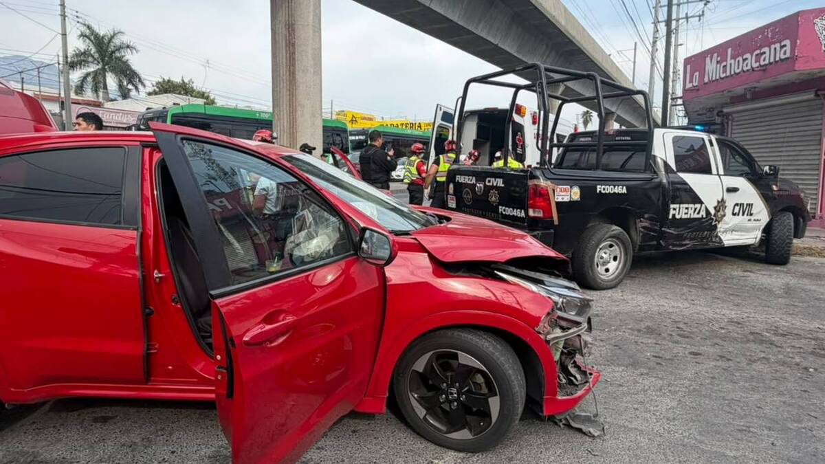 Al sitio acudieron elementos de Protección Civil de Monterrey