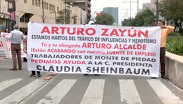Trabajadores del Monte de Piedad bloquean Chapultepec tras 11 meses de huelga