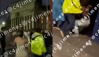 Familiares de dos presuntos narcomenudistas de La Unión se enfrentan a policías en CdMx.