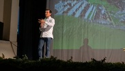 El fotoperiodista y gerente de Milenio Puebla, Andrés Lobato, presentó su taller “Fotos de Viajes, Cultura y Aventura |
