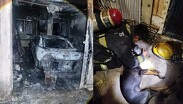 Fue durante esta inspección que los bomberos localizaron al perrito de la familia.