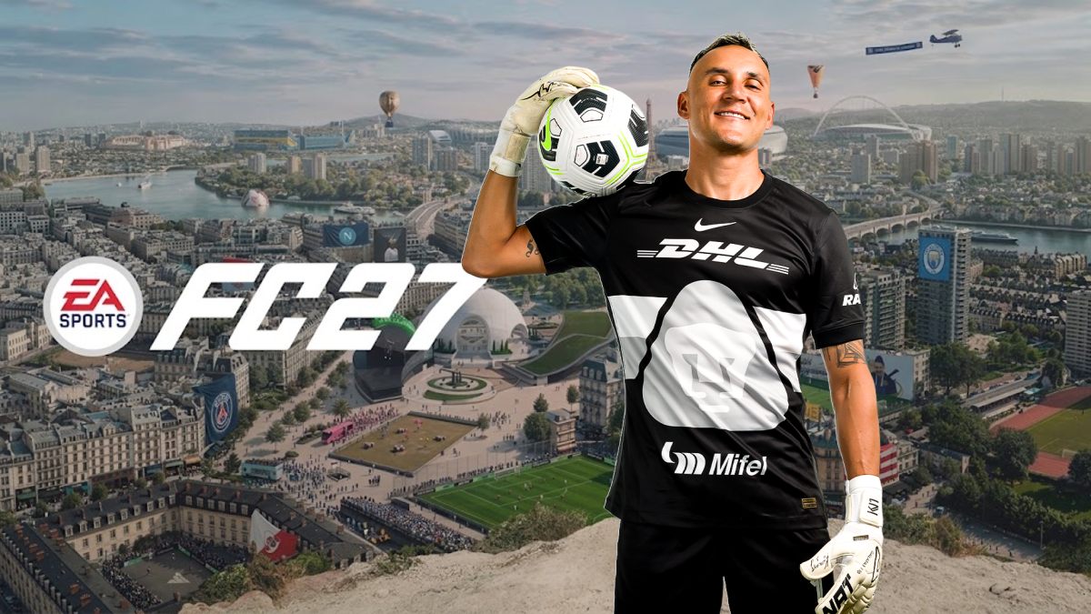 Keylor Navas aparece con un nivel de 80 en el FC27.
