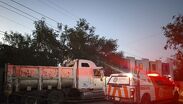 Padre e hijo resultaron lesionados por quemaduras luego de que un flamazo los alcanzara