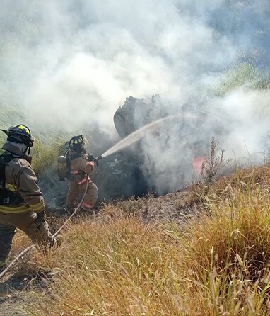 Bomberos de Ramos Arizpe acudieron al lugar y confirmaron el fallecimiento del hombre.