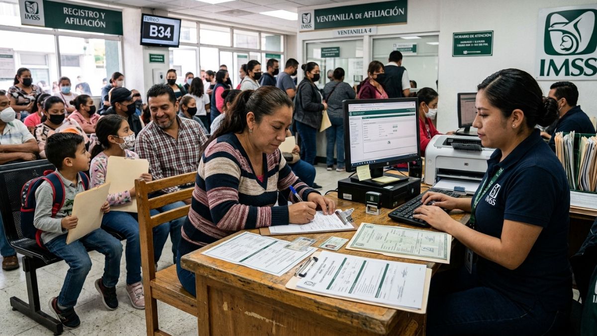 ¿No sabes cómo? te decimos paso a paso cómo registrar un familiar en el IMSS.