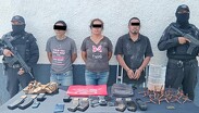 Durante el operativo fueron localizados diversos objetos
