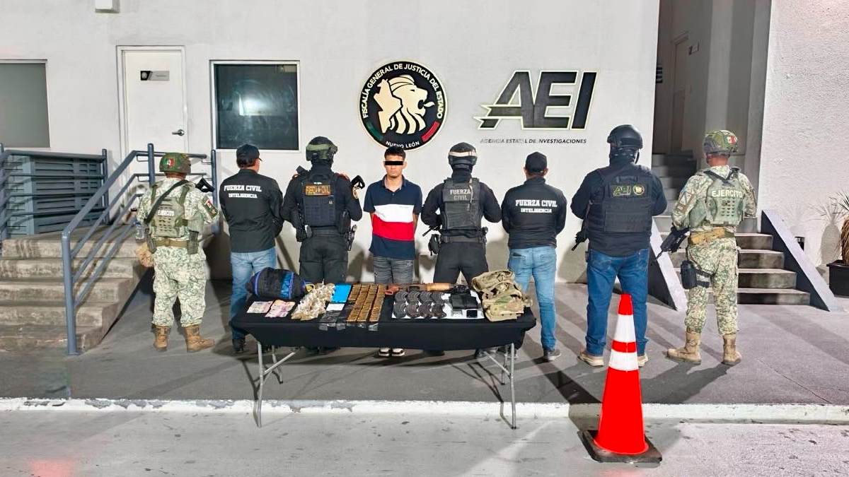La detención tuvo lugar entre las calles Trapezoide y Polígono.