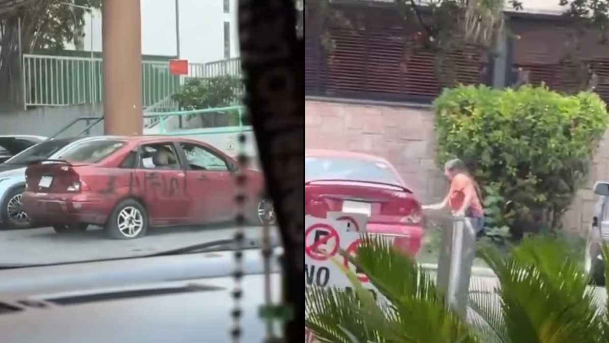 La mujer fue criticada en redes sociales.