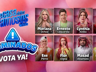 Nominados de la cuarta semana de La Casa de los Famosos México 2026.