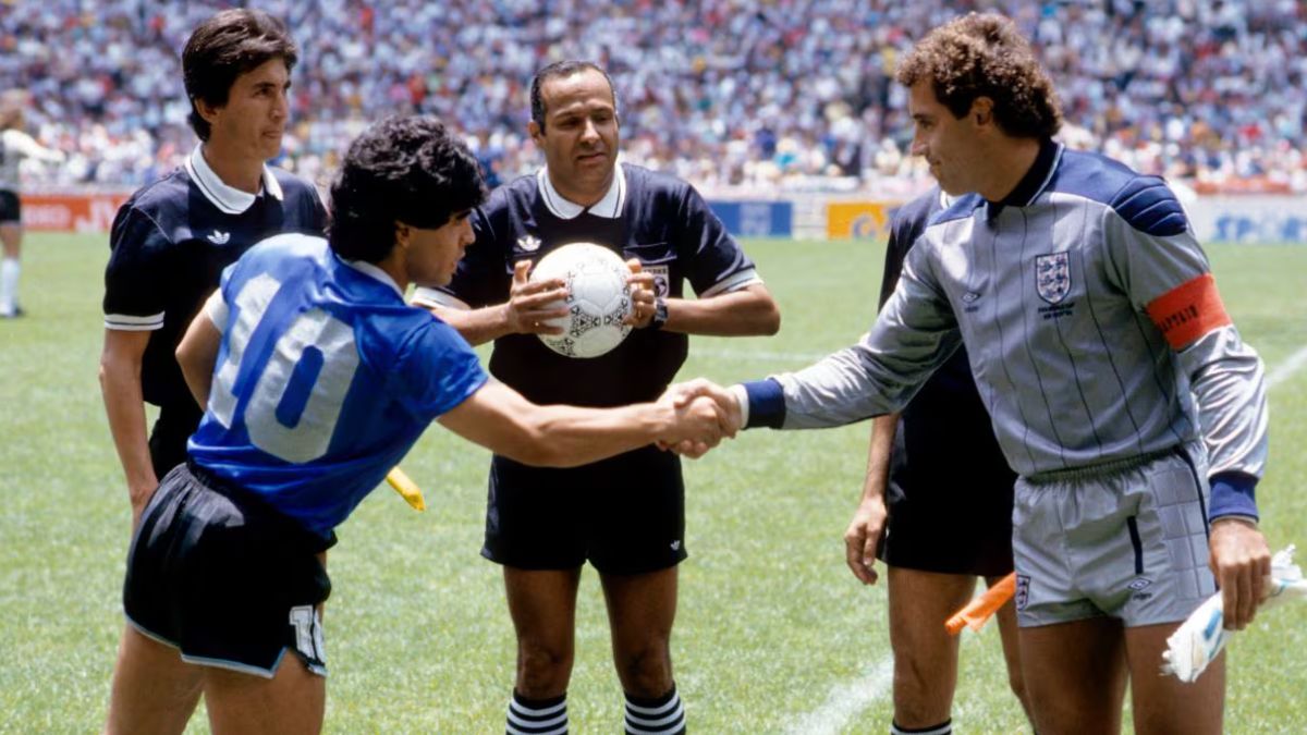 En aquel partido, Argentina venció 2-1 a Inglaterra en los cuartos de final de México 1986.