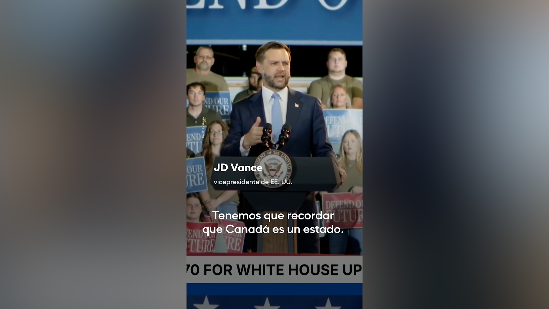 “Tenemos que recordar que Canadá es un estado": JD Vance, vicepresidente de EU