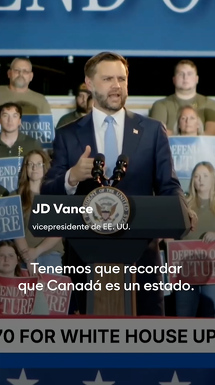 “Tenemos que recordar que Canadá es un estado": JD Vance, vicepresidente de EU