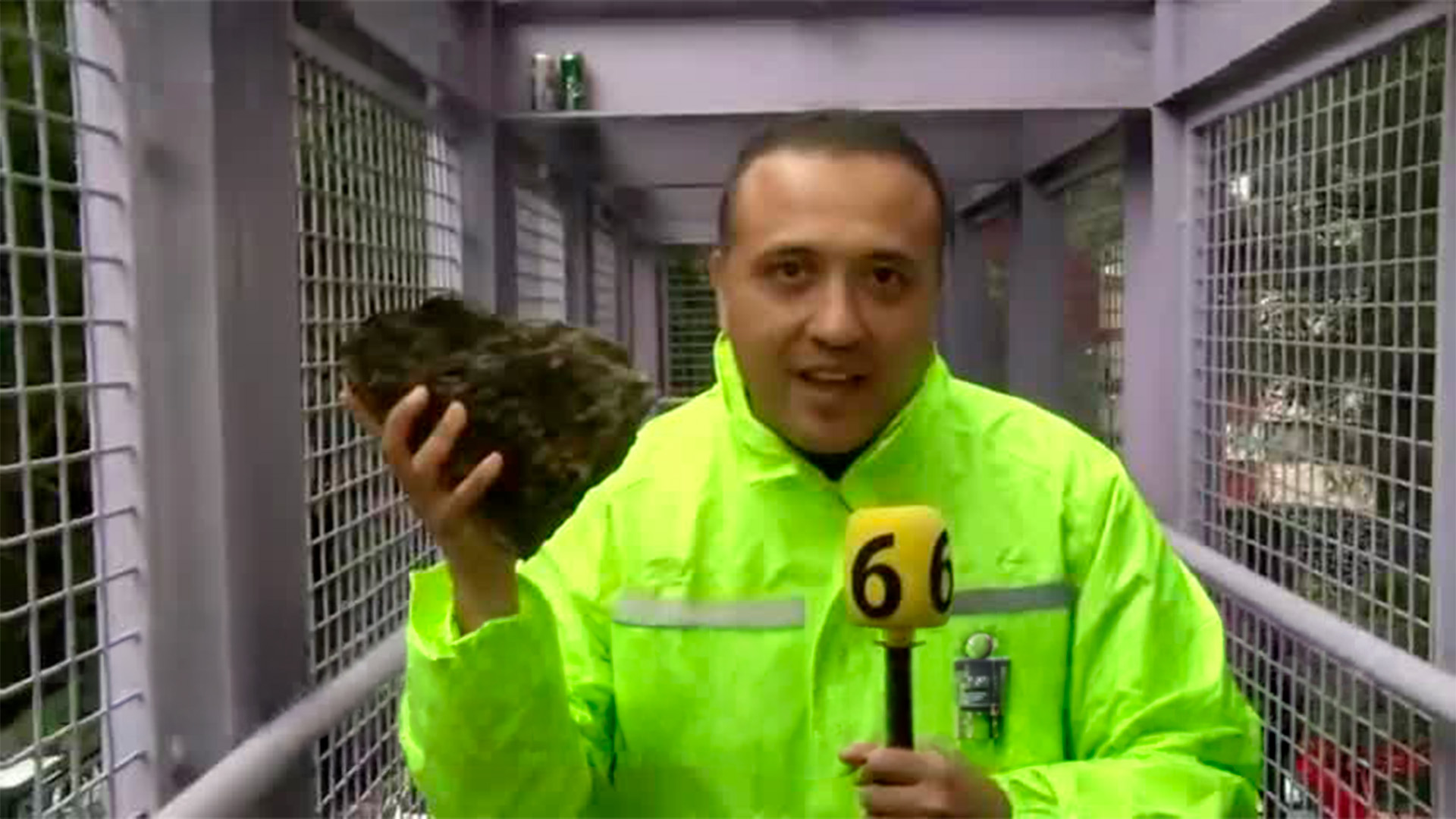 Reportero de TELEDIARIO sufre ataque con piedra desde puente en la GAM
