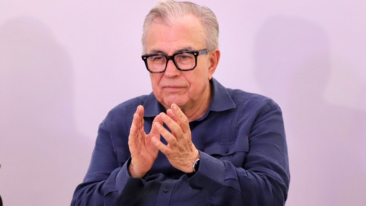 Rubén Rocha Moya, gobernador con licencia de Sinaloa.