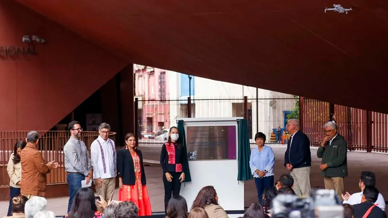 Sheinbaum inaugura el Archivo General Agrario en el Centro Histórico de CdMx