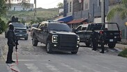 En la zona se pudieron ver varios vehículos de alto blindaje de la Secretaría de Seguridad Jalisco