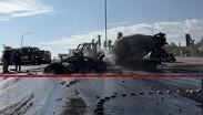 Tras el accidente, el operador del camión revolvedor de concreto involucrado continúa prófugo.