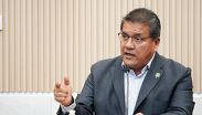 Diputado Julio Huerta, durante la sesión ordinaria del Congreso de Puebla en donde expuso que el caso de Acatlán debe resolverse