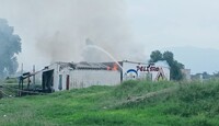 Doble explosión en Tultepec. Estallan dos talleres de pirotecnia en La Saucera.