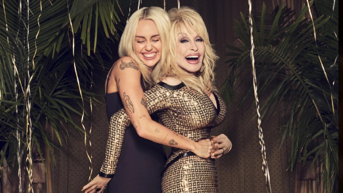 Dolly Parton y Miley Cyrus.