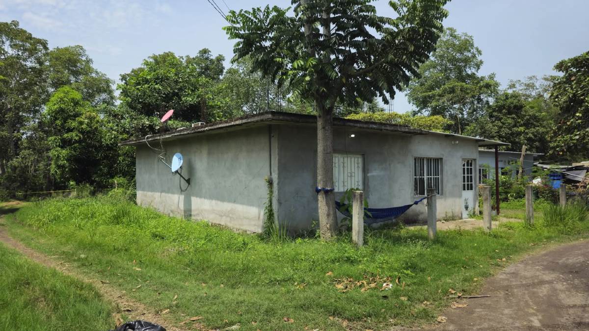 El incidente ocurrió en el patio de una vivienda vecina a la del niño |