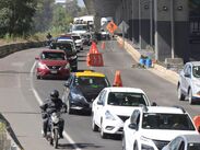 Obras generan cierres viales en ambos sentidos en la Autopista México – Puebla / Es Imagen