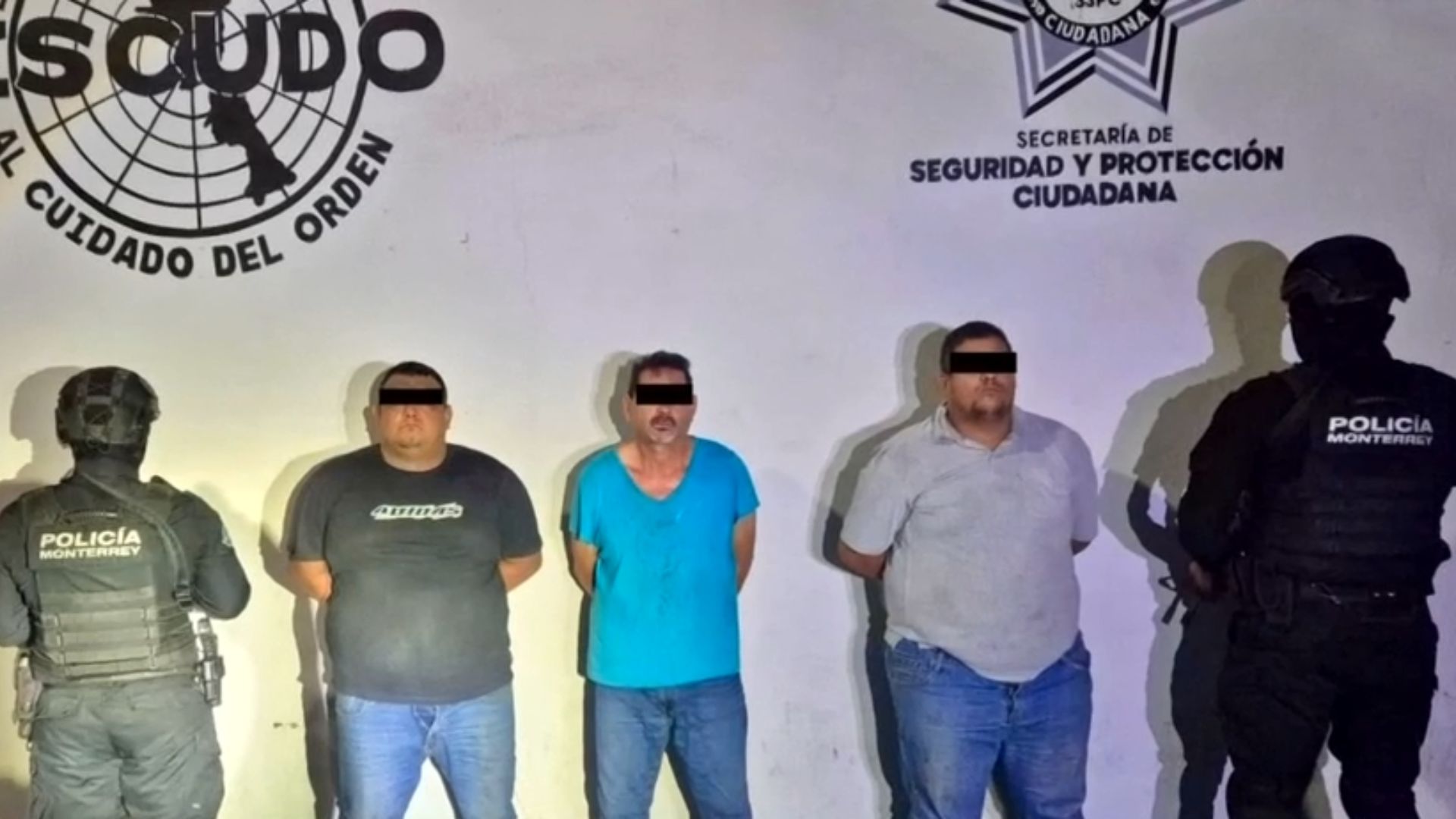 Capturan a tres sospechosos tras persecución y rescate de anciana en Monterrey