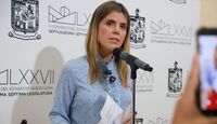 Claudia caballero denuncia contaminación del aire en Nuevo León.| Cortesía