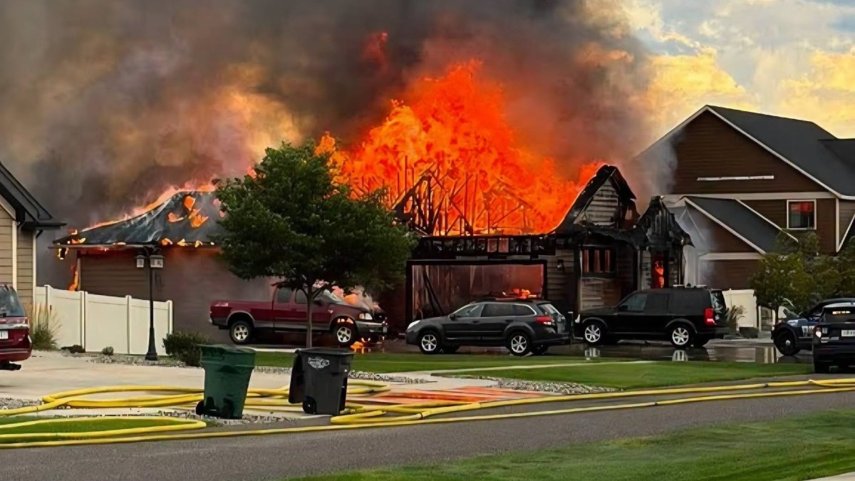 Tras cometer los asesinatos el agresor, Alan Smith, incendió la vivienda y se disparó a sí mismo | Nate Sayler Racing