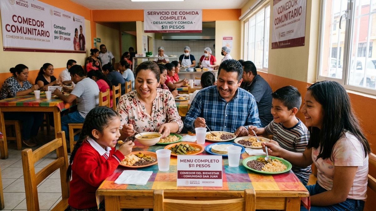 Conoce en dónde se ubican y cómo funcionan los comedores comunitarios en CdMx, con alimentos completos por 11 pesos.