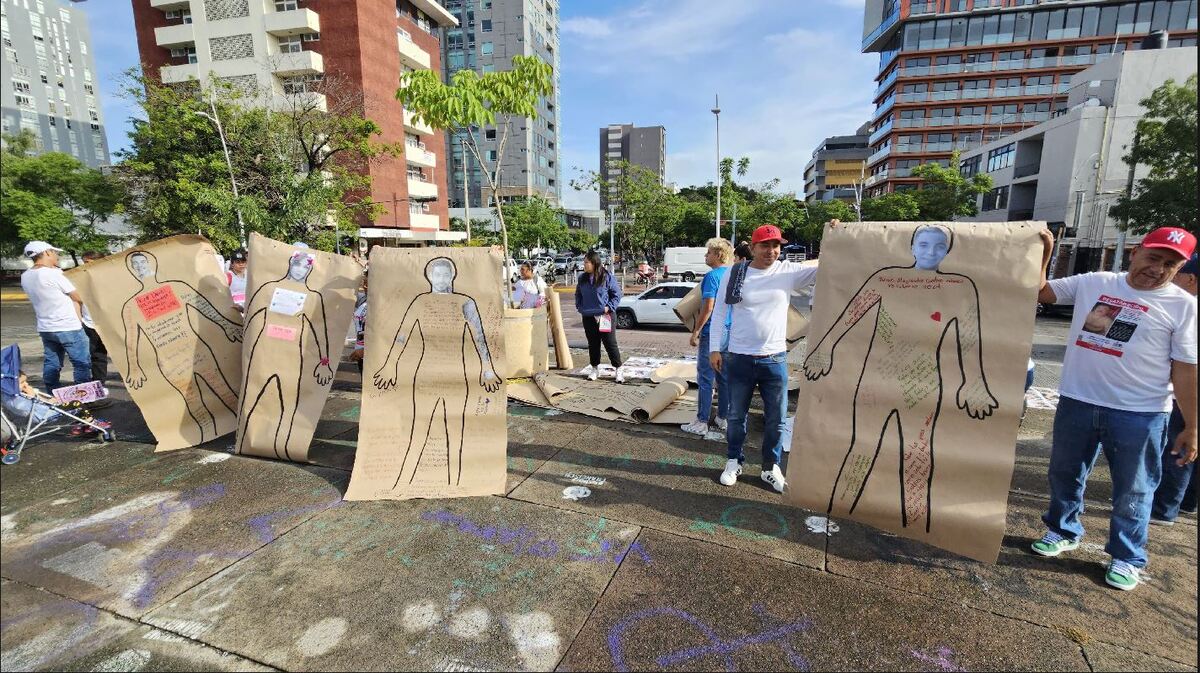 Marcha por el Día de las Víctimas de Desaparición Forzada en Guadalajara.