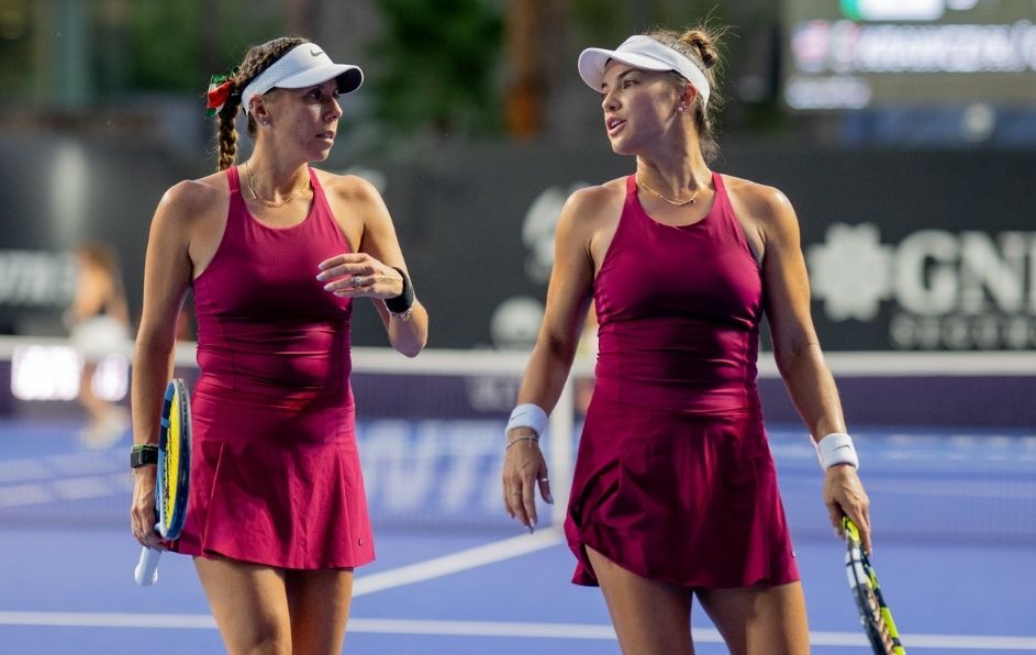 La mexicana Giuliana Olmos y la estadounidense Desirae Krawczyk cayeron en cuartos de final por 5-7, 7-5 y 10-7 ante Ulrikke Eikeri y Quinn Gleason.