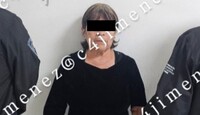 Detienen a abuelita de 76 años por mandar asesinar a vecino en la colonia Morelos.