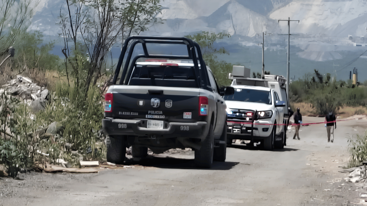 Encuentras restos humanos en Escobedo NL