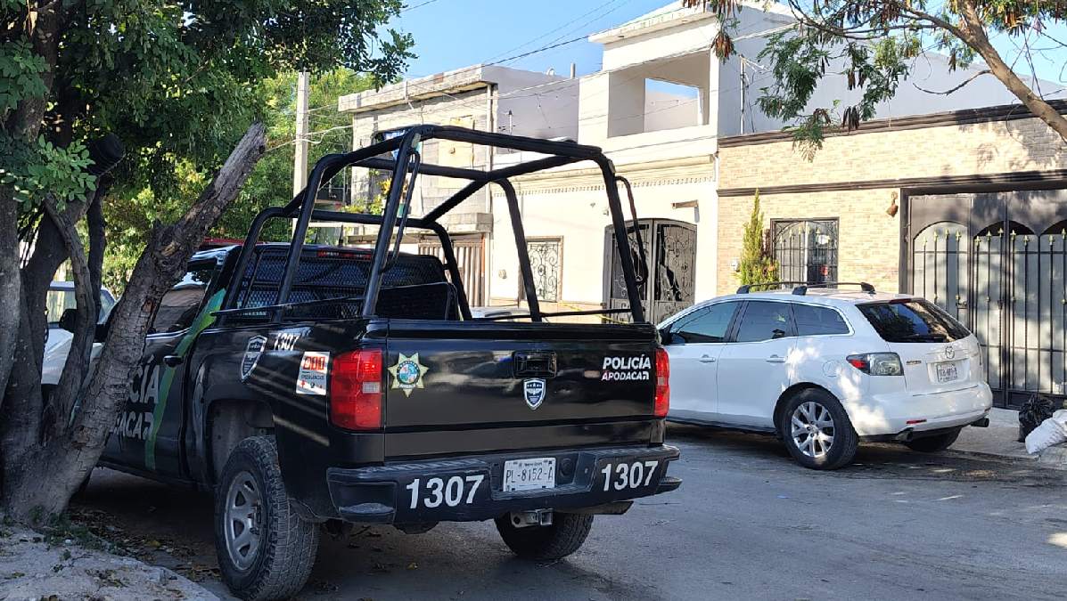 Evangelina, de 46 años de edad, fue auxiliada por paramédicos municipales.