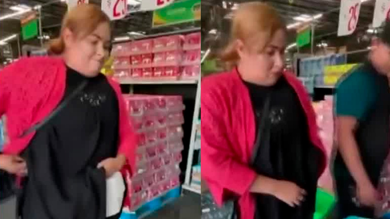 Mujer es sorprendida robando útiles escolares en supermercado de Chilpancingo
